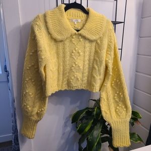 Alpaca Blend Crop Sweater